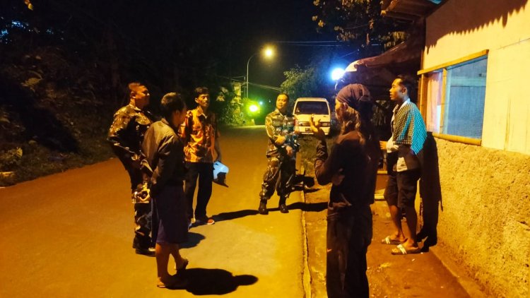 Koramil 11 Punggelan Gelar Patroli Malam Warga Punggelan Merasa Lebih Aman