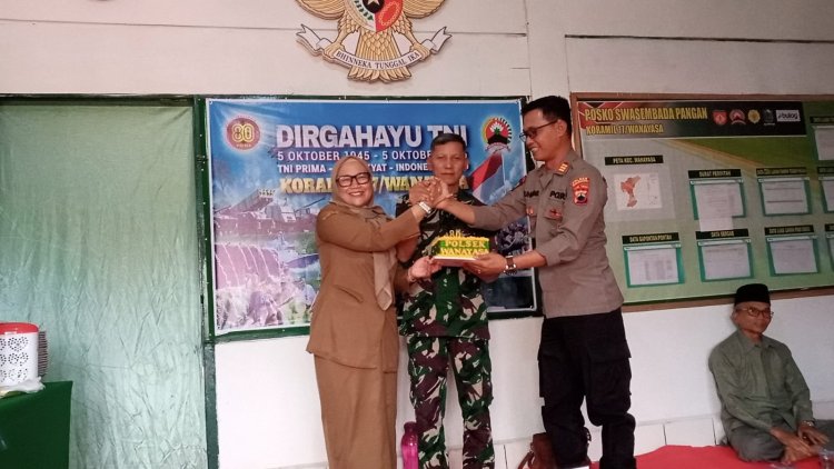 Semarak HUT ke-80 TNI Koramil 17 Wanayasa Wujudkan Sinergi TNI dan Masyarakat