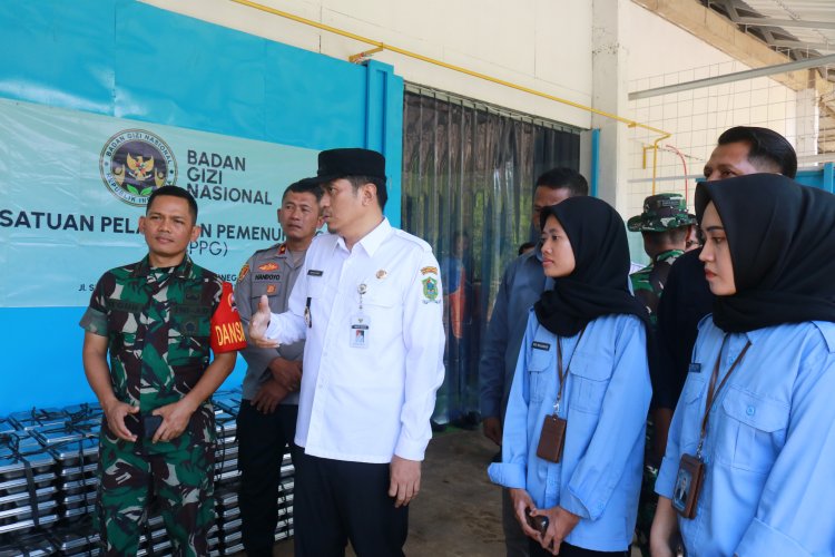 Dandim dan Wakil Bupati Banjarnegara Kompak Cek Dapur Sehat