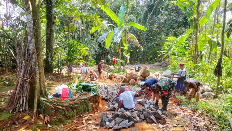 Babinsa Koramil 11 Punggelan Siap Sukseskan TMMD ke-126 Tahun 2025