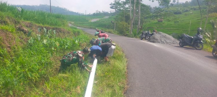 Danramil 06 Kalibening Kawal Program Pipanisasi untuk Ketahanan Pangan