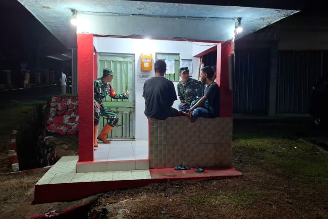 Patroli Gabungan Siskamling Ciptakan Lingkungan Aman