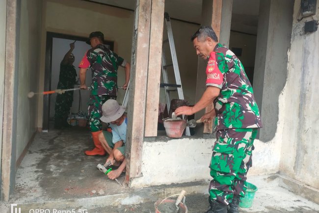 Melalui Program RTLH Wujudkan Impian Warga Memiliki Rumah Layak Huni Di Wilayah Koramil 12/Sigaluh