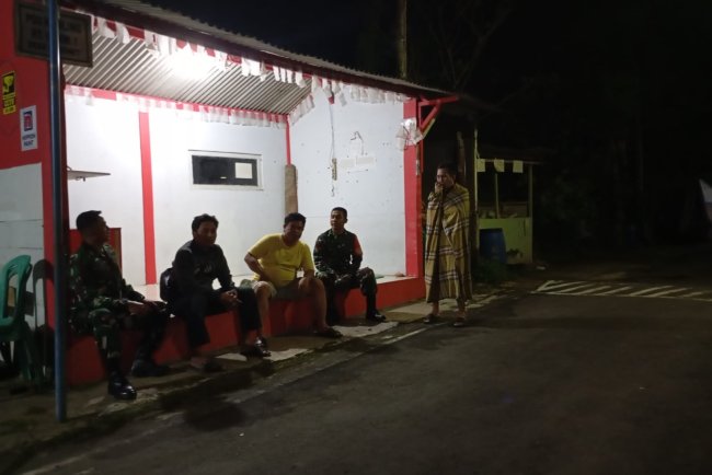 Koramil 13/Banjarmangu Sigap Melaksanakan Patroli Bersama