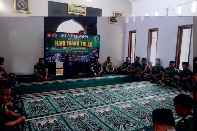 Kodim 0704 Banjarnegara Gelar Do’a Bersama Peringati Hari Juang TNI AD 2025