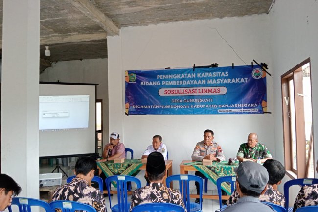 Danposramil Hadiri Kegiatan Peningkatan Kapasitas Linmas Di Desa Gunung Jati