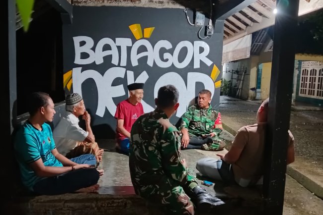 Koramil 09 Susukan Gelar Patroli Malam, Guna Tingkatkan Kamtibmas