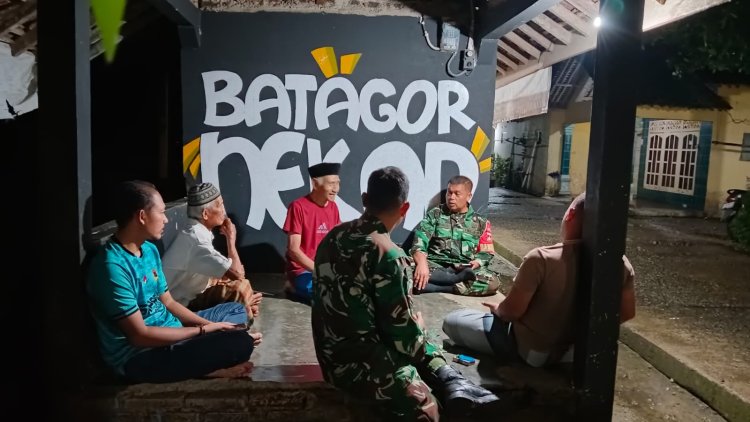 Koramil 09 Susukan Gelar Patroli Malam, Guna Tingkatkan Kamtibmas