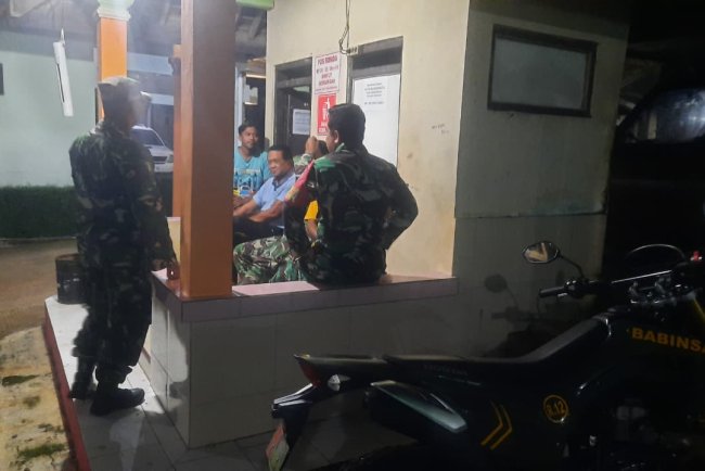 Patroli Gabungan Siskamling Ciptakan Lingkungan Aman