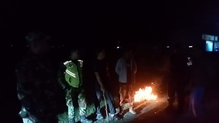 Babinsa Koramil 06 Kalibening Aktif  Laksanakan Patroli Siskamling