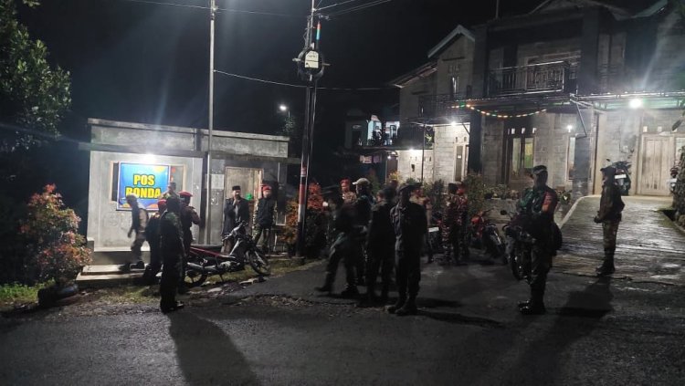 Koramil 16 Pejawaran Gelar Patroli Bersama Komponen Masyarakat