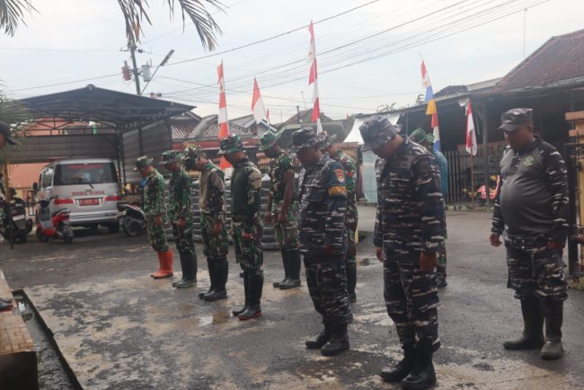 Awali Tugas dengan Doa, Kedisiplinan Personel Satgas TMMD 127 Brebes Menjadi Kunci Kelancaran Pembangunan