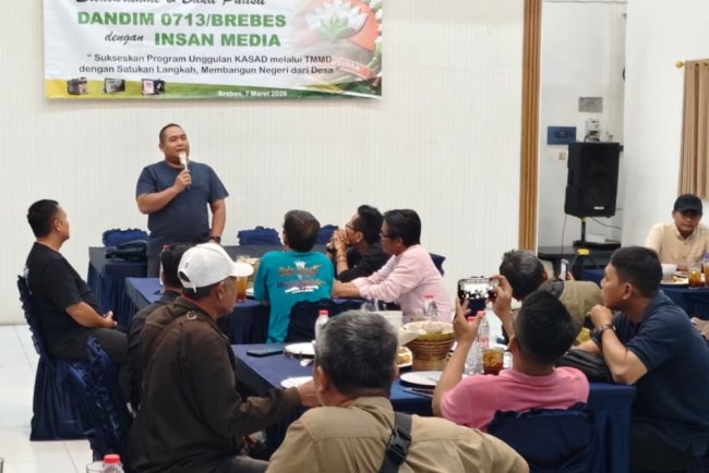 Sinergi Tanpa Batas, Dandim Brebes dan Insan Media Sukseskan Akselerasi Pembangunan Desa Melalui TMMD
