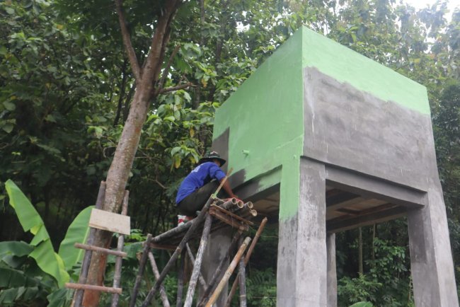 Program Unggulan KASAD "TNI Manunggal Air" di Desa Cikuya Masuki Tahap Finishing