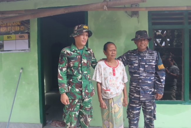 Tangis Haru Berubah Senyum, Ibu Tayem Kini Miliki Hunian Layak Lewat Program TMMD 127 Brebes