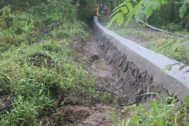 Perkokoh Akses Desa, Pembangunan Talud Jalan TMMD Reguler ke-127 Brebes Tuntas 100 Persen