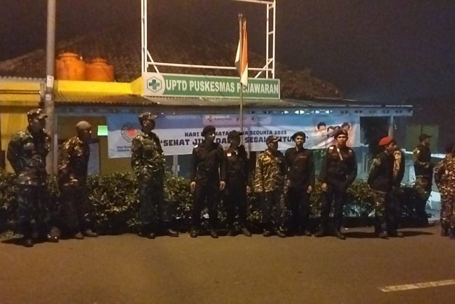 Koramil 16 Pejawaran Gelar Patroli Bersama Komponen Masyarakat, Guna Ciptakan Kondisi Yang Aman