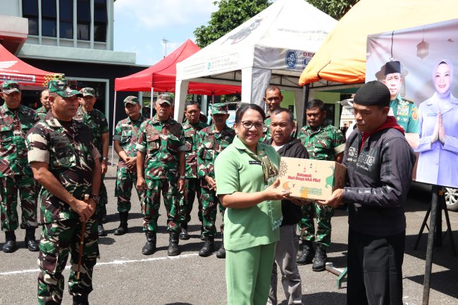 Bazar Ramadan Kodim Banjarnegara Menguatkan Kebersamaan TNI dan Masyarakat