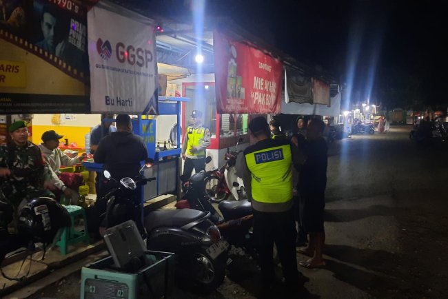 Koramil 03 Wanadadi Gelar Patroli Kolaborasi Bersama Polsek dan Kokam Antisipasi Lebaran