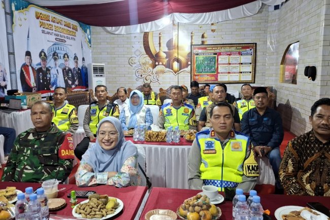 Sinergi Forkopimda Banjarnegara Jaga Malam Takbiran Terhubung Langsung dengan Kapolri