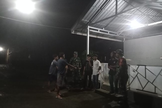 Serka Suryanto Bersinergi Lewat Patroli Siskamling