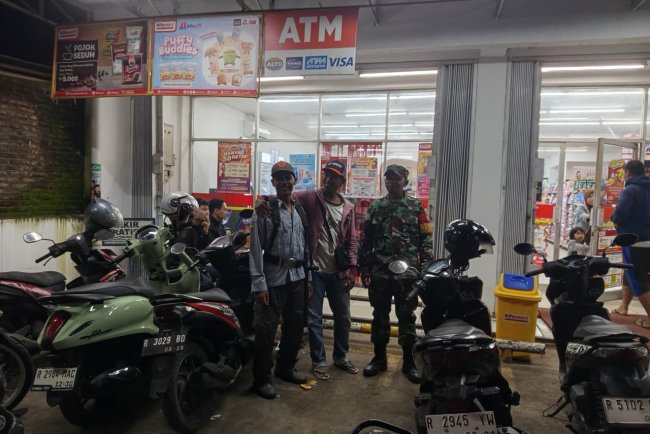 Babinsa dan Linmas Intensifkan Patroli Malam Wujudkan Lingkungan Aman