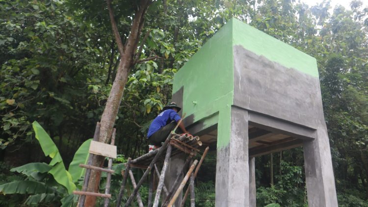 Program Unggulan KASAD "TNI Manunggal Air" di Desa Cikuya Masuki Tahap Finishing