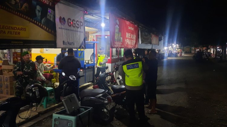 Koramil 03 Wanadadi Gelar Patroli Kolaborasi Bersama Polsek dan Kokam Antisipasi Lebaran