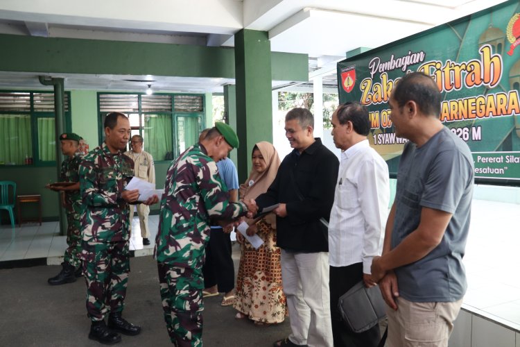 Berbagi Berkah Ramadan Dandim 0704 Banjarnegara Salurkan Zakat untuk Warga