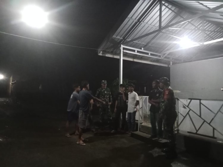 Serka Suryanto Bersinergi Lewat Patroli Siskamling