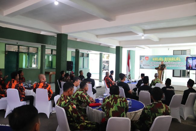 Halalbihalal Dandim 0704 Banjarnegara Bersama LSM dan Ormas