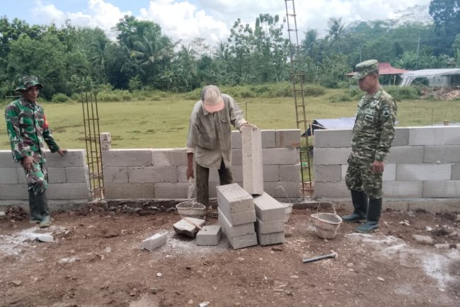 Pastikan Progres Berjalan Baik Pgs Danramil 03 Wanadadi Tinjau KDKMP Desa Kasilib