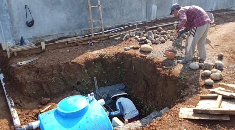 Dari Sisi Dinding hingga Tanah Dasar KDKMP Punggelan Terus Diperkuat