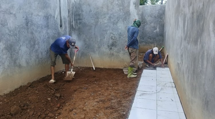 Sentuhan Akhir Mulai Terlihat KDKMP Petuguran Kian Siap Digunakan