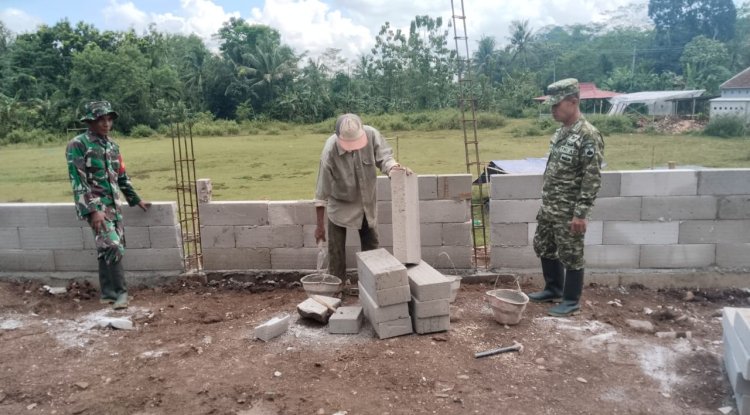 Pastikan Progres Berjalan Baik Pgs Danramil 03 Wanadadi Tinjau KDKMP Desa Kasilib