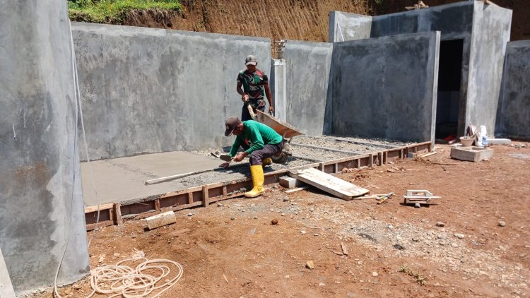 Di Tengah Debu dan Keramik KDKMP Tanjungtirta Terus Berbenah