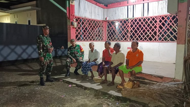 Koramil 09 Susukan Laksanakan Patroli Malam Tingkatkan Kamtibmas di wilayah Susukan