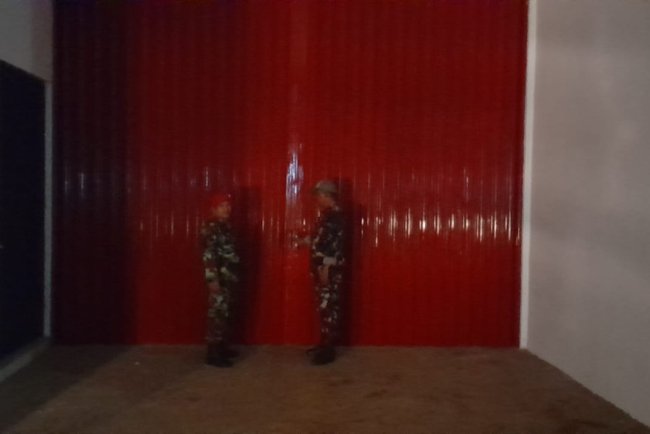Koramil 15 Rakit Bersama Kokam Dan Warga Laksanakan Patroli Malam Hari