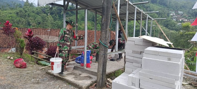TMMD Sengkuyung Tahap II Kodim 0704 Banjarnegara Dorong Pembangunan Desa Lawen