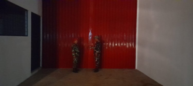 Koramil 15 Rakit Bersama Kokam Dan Warga Laksanakan Patroli Malam Hari