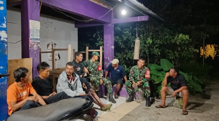 Koramil 09 Susukan Laksanakan Patroli Malam Tingkatkan Kamtibmas di wilayah Susukan