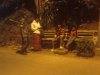 Tingkatkan Keamanan Wilayah, Babinsa Koramil 11 Punggelan Gelar Patroli Siskamling Bersama Ormas