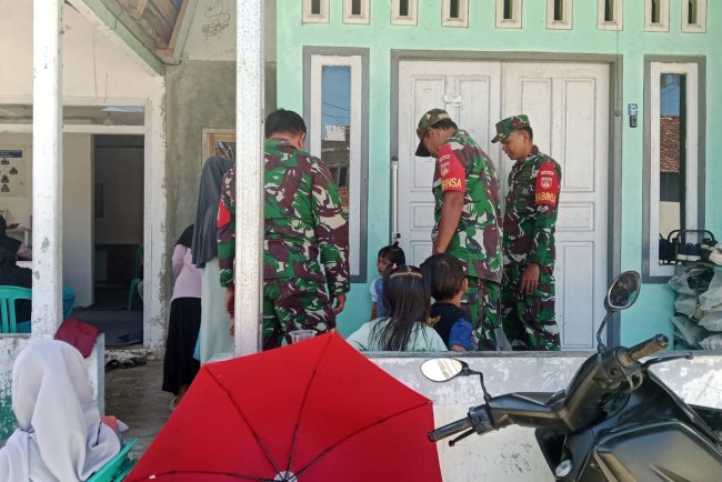 Koramil 18 Pagentan Dukung Posyandu Margo Mulyo 10 sebagai Upaya Pencegahan Stunting di Desa Pagentan