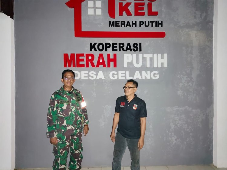 Bersama Ormas Pemuda Pancasila Babinsa Koramil 15 Rakit Melaksanakan Patroli Malam