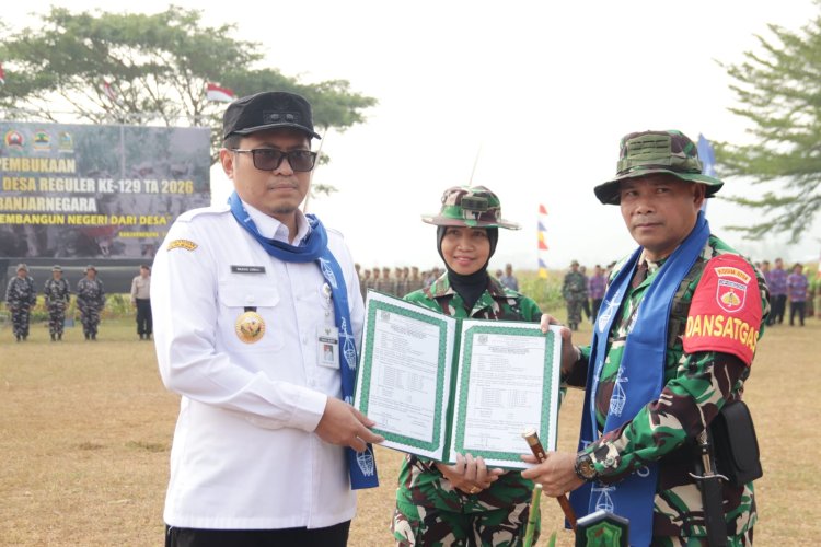 Dandim 0704 Banjarnegara Pimpin Sinergi TMMD Bangun Negeri dari Desa