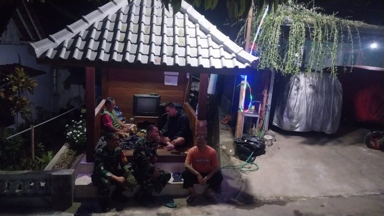 Keterlibatan Babinsa dalam kegiatan Patroli