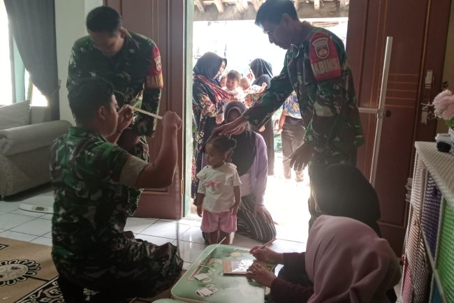 Wujud Dukungan TNI dalam Pencegahan Stunting dan Peningkatan Kesehatan Balita
