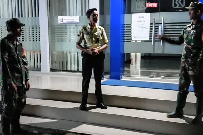 KORAMIL 18/PAGENTAN  MELAKSANAKAN PATROLI MALAM