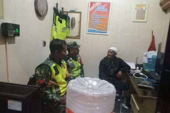 Patroli Kamtibmas Koramil 05 Batur Ciptakan Situasi Aman dan Kondusif di Malam Hari