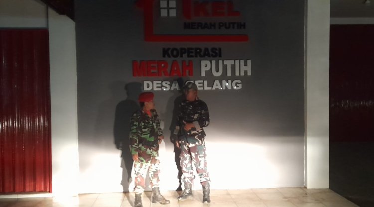 Koramil 15 Rakit Bersama anggota Kokam Tingkatkan Keamanan Desa